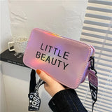 Women's Crossbody Bag Letter Printing Small Square Bag