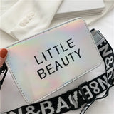 Women's Crossbody Bag Letter Printing Small Square Bag