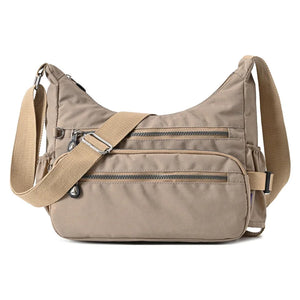 Women's Waterproof Nylon Crossbody Bag Shoulder Messenger Handbag