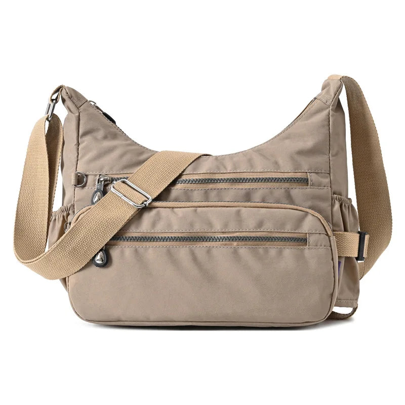 Women's Waterproof Nylon Crossbody Bag Shoulder Messenger Handbag