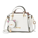 Women's Crossbody Messenger Bag PU Leather Tote Shoulder Handbag