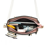 Women's Crossbody Messenger Bag PU Leather Tote Shoulder Handbag