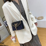 Women's Small Crossbody Bag with Antlers Decoration