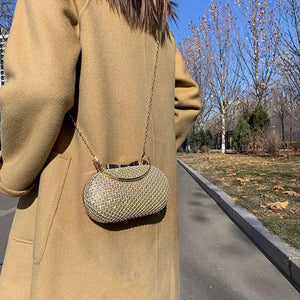 Crystal Evening Bags Wedding Handbags Clutch Purse Female Shoulder Bag