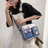 Women's Mini Shoulder Bag with Multiple Pocket Zipper Crossbody Bag