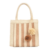 Women's Summer Straw Crossbody Shoulder Bag Rattan Braided Handbag