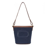 Women's Denim Hand Bag Shoulder Jeans Handbags Underarm Bags