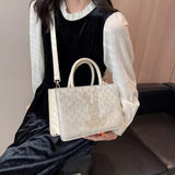 Women's Denim Tote Bag Canvas Large Capacity Crossbody Shoulder Shopper Bags