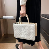 Women's Denim Tote Bag Canvas Large Capacity Crossbody Shoulder Shopper Bags