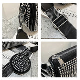 Rhinestone Crossbody Shoulder Bag Crystal Sling Handbag Purse