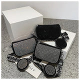 Rhinestone Crossbody Shoulder Bag Crystal Sling Handbag Purse