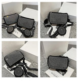 Rhinestone Crossbody Shoulder Bag Crystal Sling Handbag Purse