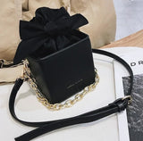 Women's Bow Chain Shoulder Messenger Mini Box Bag