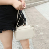 Women's High PU Leather Shoulder Messenger Bag