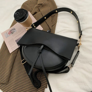 Women's Large-Capacity Shoulder Saddle Bag