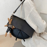 Women's Large-Capacity Shoulder Saddle Bag
