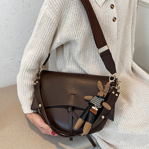 Women's Large-Capacity Shoulder Saddle Bag