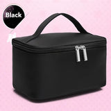 Women's Double Layer Cosmetic Bag Waterproof Makeup Case Travel Organizer
