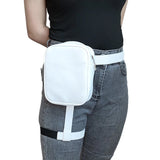 Women's Motorcycle Leg Side Bag Waterproof Shoulder Belt Pouch Hip Fanny Pack