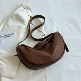 Women's Leather Dumpling Shoulder Bag Crossbody Handbag