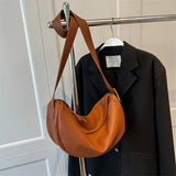 Women's Leather Dumpling Shoulder Bag Crossbody Handbag