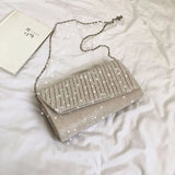 Women's Evening Bags Wedding Clutches Party Purse Small Chain Shoulder Bag