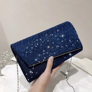 Women's Evening Bags Wedding Clutches Party Purse Small Chain Shoulder Bag