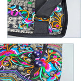 Ethnic Style Multicolor Peony Embroidered Backpack