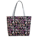 Ethnic Style Printed Canvas Handbag Women Casual Tote Large Capacity