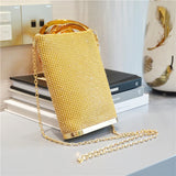 Retro Clutch Crossbody Bag Crystal Rhinestone Evening Purse