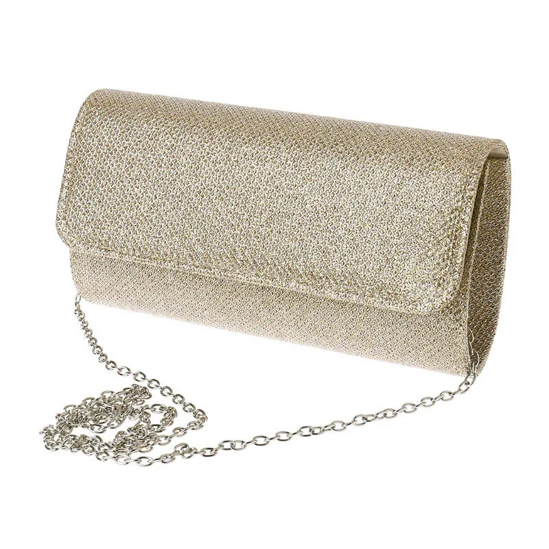 Glitter Mesh Evening Bag Envelope Handbag Clutch