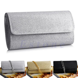 Women's Evening Shoulder Bag Bridal Clutch Party Prom Wedding Handbag
