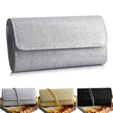 Women's Evening Shoulder Bag Bridal Clutch Party Prom Wedding Handbag