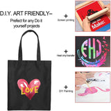Women's Love Heart Pattern Shoulder Bag Canvas Tote Shopper