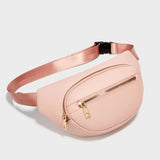 Women's PU Leather Fanny Pack Travel Waist Bag