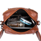 Vintage PU Leather Women's Fanny Pack Crossbody Bag