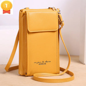 Women's Crossbody Purse Cell Phone Bag Large Capacity Shoulder Wallet