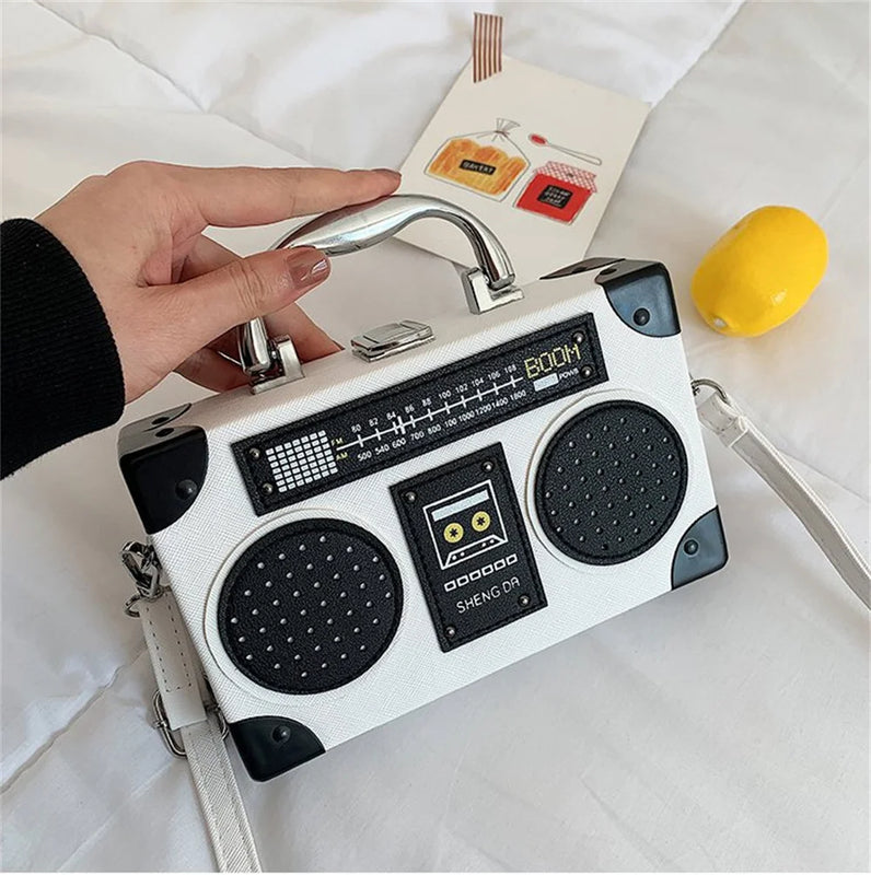 Women's Radio Shape Shoulder Bag Crossbody Bag