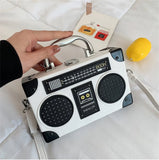 Women's Radio Shape Shoulder Bag Crossbody Bag
