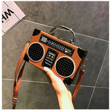 Women's Radio Shape Shoulder Bag Crossbody Bag