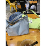 Nylon Messenger Bag Solid Letter Purse Handbag Shopper Bag