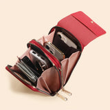 Small Crossbody Shoulder Bag Touch Screen Cell Phone Wallet Purse Leather Clutch