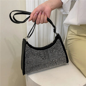 Women's Diamond Shoulder Messenger Bag Crossbody Handbag