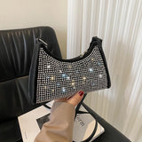 Women's Diamond Shoulder Messenger Bag Crossbody Handbag