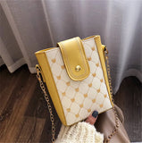 Women's Casual Bucket Bag with Chain Strap