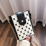 Women's Casual Bucket Bag with Chain Strap