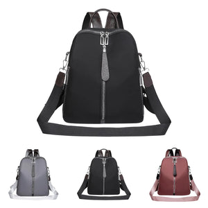Solid Color Backpack Purse Women's Casual Medium Size