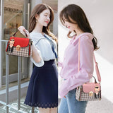 Women's Square Crossbody Bag Messenger Handbag Shoulder Clutch