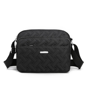 Women's Nylon Crossbody Messenger Tote Handbag Large