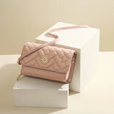 Women's Embroidery Mobile Phone Bags Solid Shoulder Messenger Bags